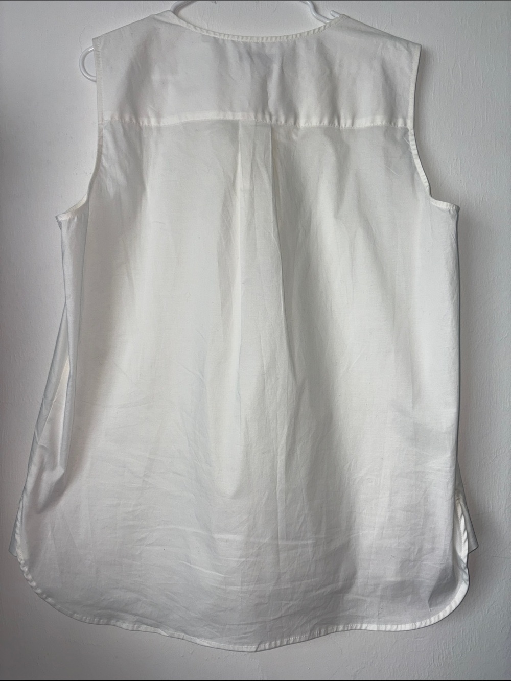 Liz Claiborne White Sleeveless Tie-Neck Blouse Size XL - Picture 8 of 10